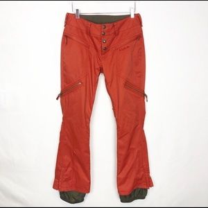 B by Burton women orange snowboard pants M